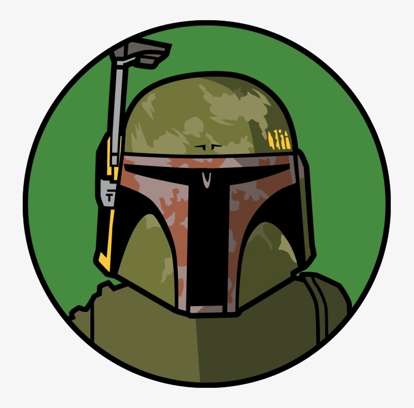 Left Back - Casco Verde Star Wars, transparent png download