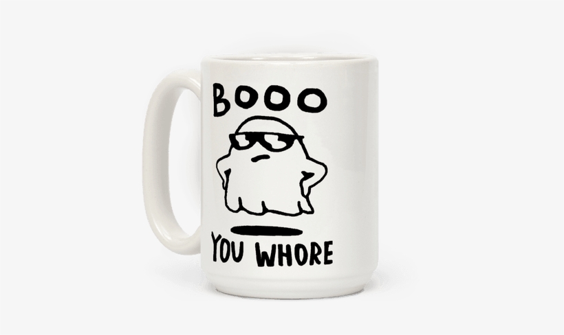 Boo You Whore Ghost - T-shirt, transparent png download