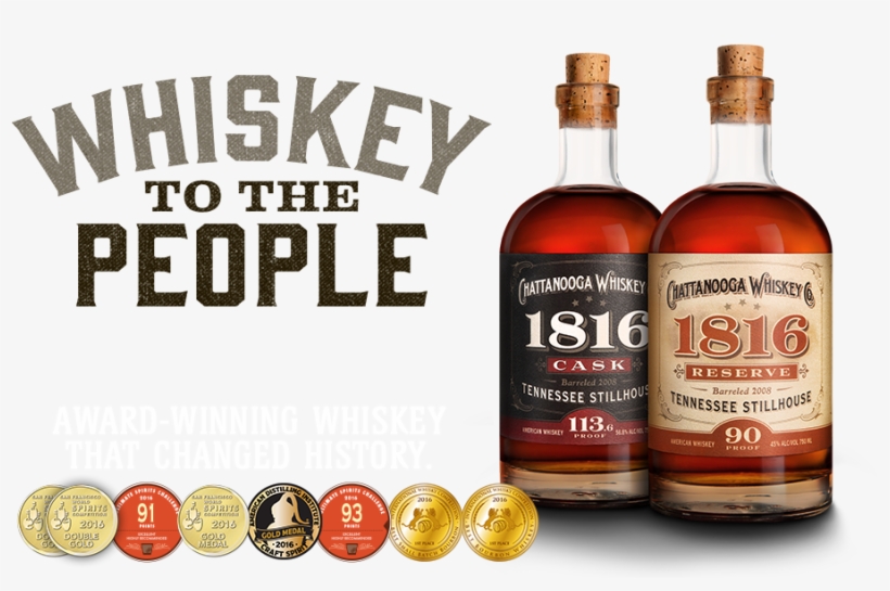 We Re-wrote Century Old Laws With Our Vote Whiskey - Chattanooga 1816 Reserve Whiskey, transparent png download
