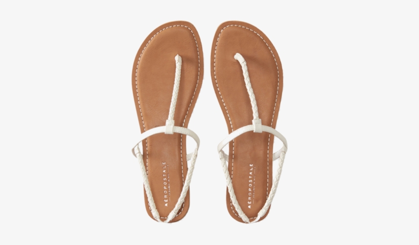 166401033 - T Strap Sandal Bow, transparent png download