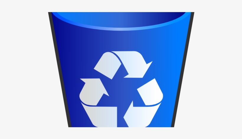 Recycle Bin Hi - Recycle Icon Png Blue, transparent png download