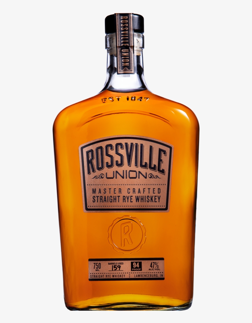 Rossville Union Master Crafted Straight Rye Whiskey - Rossville Union Rye, transparent png download