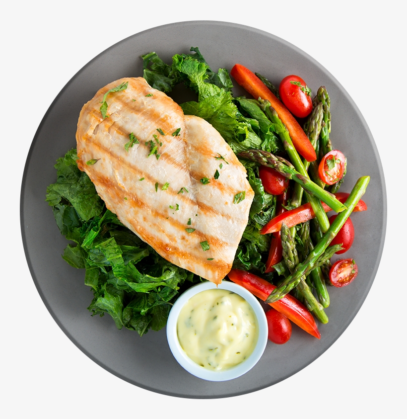 Grilled Chicken With Mustard Greens And Bacon Ranch, transparent png download