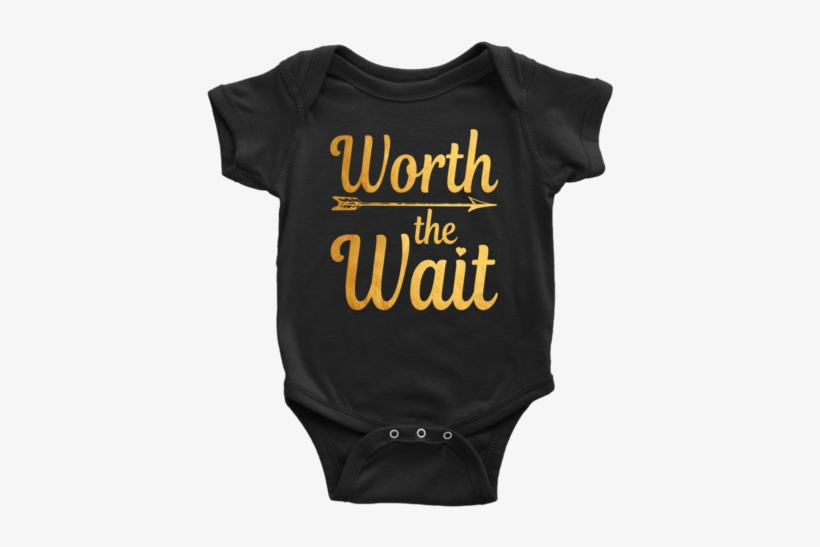 Newborn Baby Shower Coming Home Worth The Wait Gold - Baby Steelers Jerseys, transparent png download