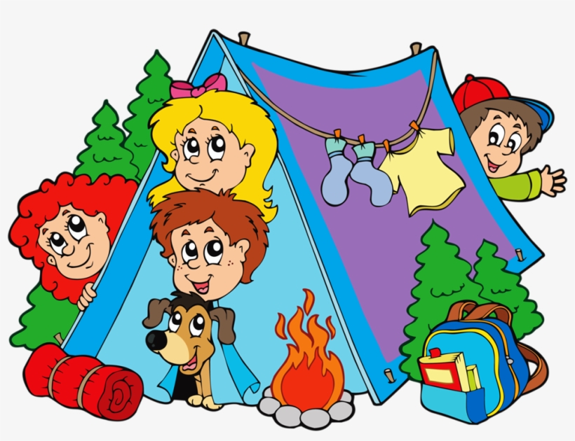 Children Camping - Kids Camping, transparent png download