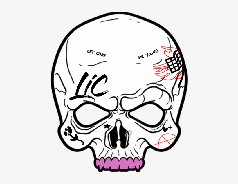 Lilpeeplic - Skull, transparent png download