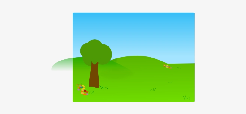 Landscape Clip Art At Clker Com Vector - Landscape Clipart, transparent png download