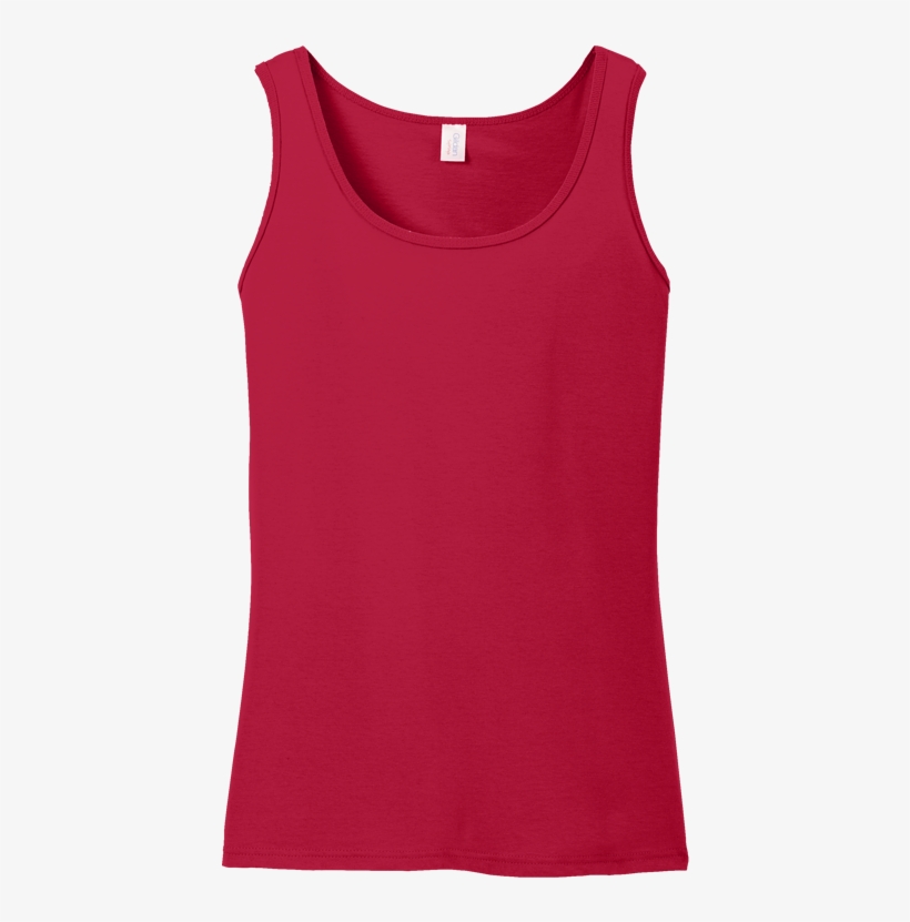 Gildan 64200l Softstyle Junior Fit Tank Top, transparent png download