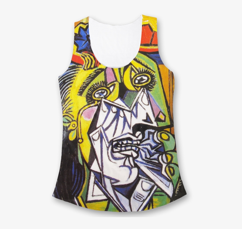 All Over Print Fashion Tank Tops - Picasso Weeping Woman 1937, transparent png download