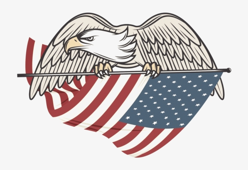American Flag Eagle Png Other Than Hono - Eagle, transparent png download