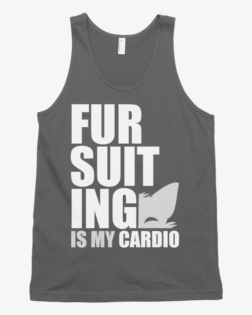 Fursuiting Is My Cardio Tank Top - San Antonio Spurs David Robinson Jersey, transparent png download
