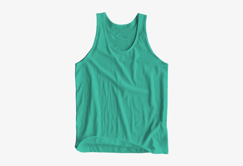 Basic Sea Green Tank Top - Sugar Rush Logo Tanktop Men, transparent png download