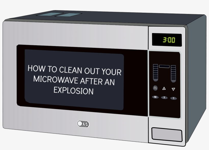 How To Clean Out Your Microwave After An Explosion Oven Uses PNG