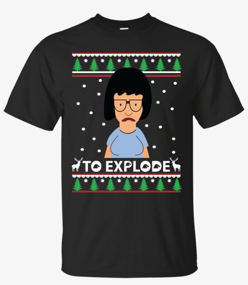 Bobs Burgers Tina Time For The Charm Bomb To Explode - Disney T Shirt, transparent png download