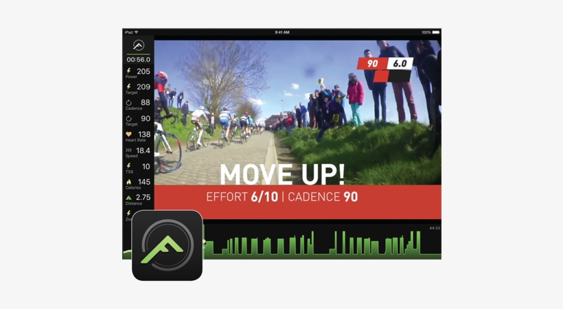 Kinetic Fit App - Bike Training App, transparent png download