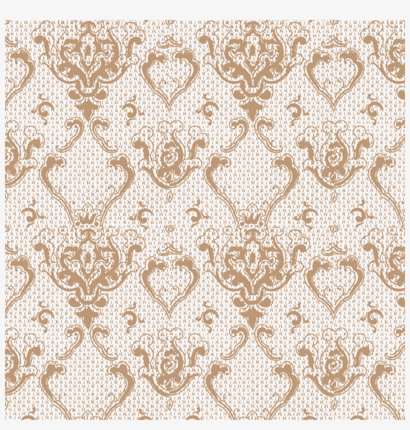 The Background Pattern Also Has A Very Charming Antique - Woven Fabric, transparent png download