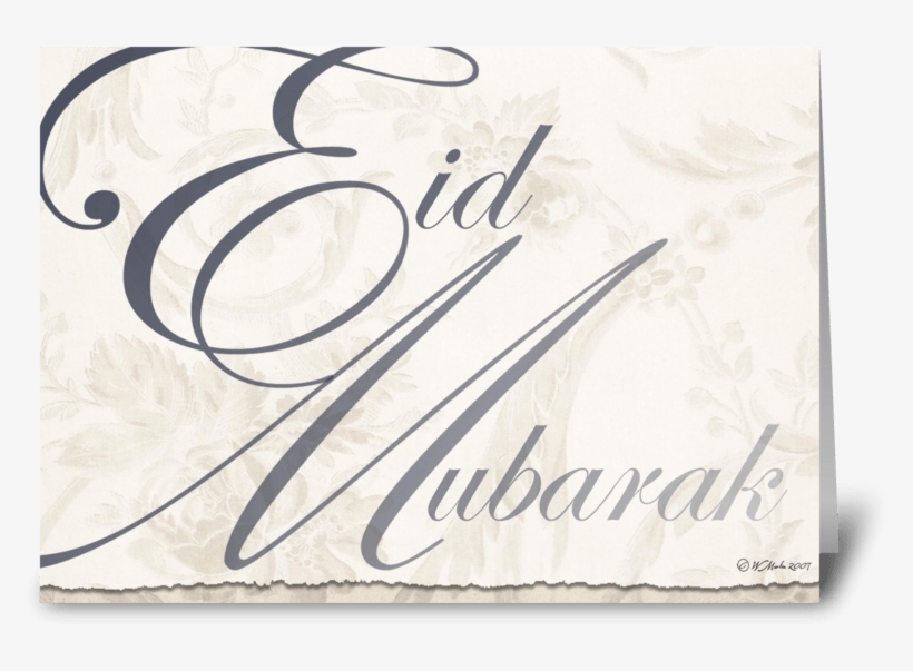 Eid Mubarak Greeting Card Greeting Card - Eid Mubarak, transparent png download
