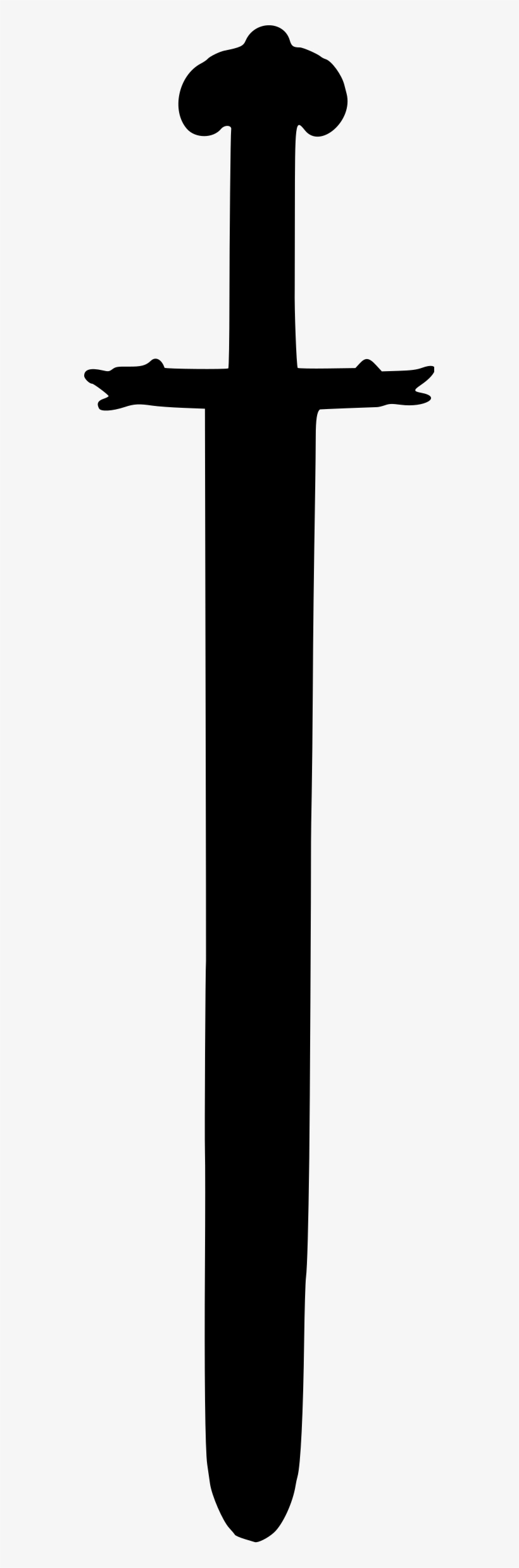 Big Image Png - Sword Silhouette Png, transparent png download