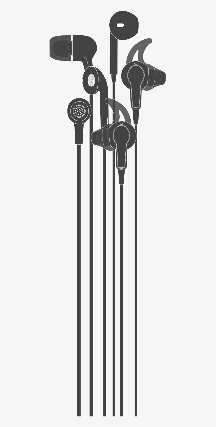 Image Of Earbuds And In-ear Monitors - Asius Technologies, Llc, transparent png download