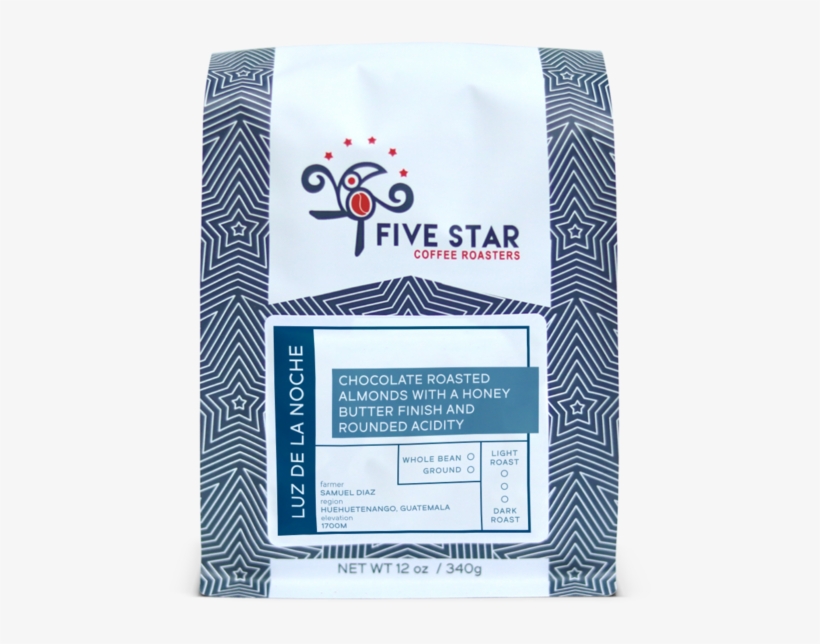 Luz De La Noche Five Star Coffee Roasters 12oz - Bicycle, transparent png download