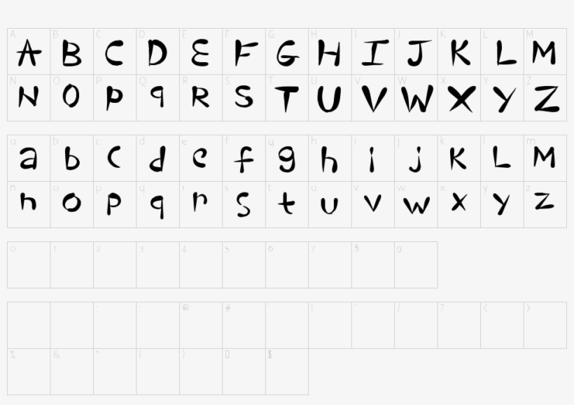 Character Map - Number, transparent png download