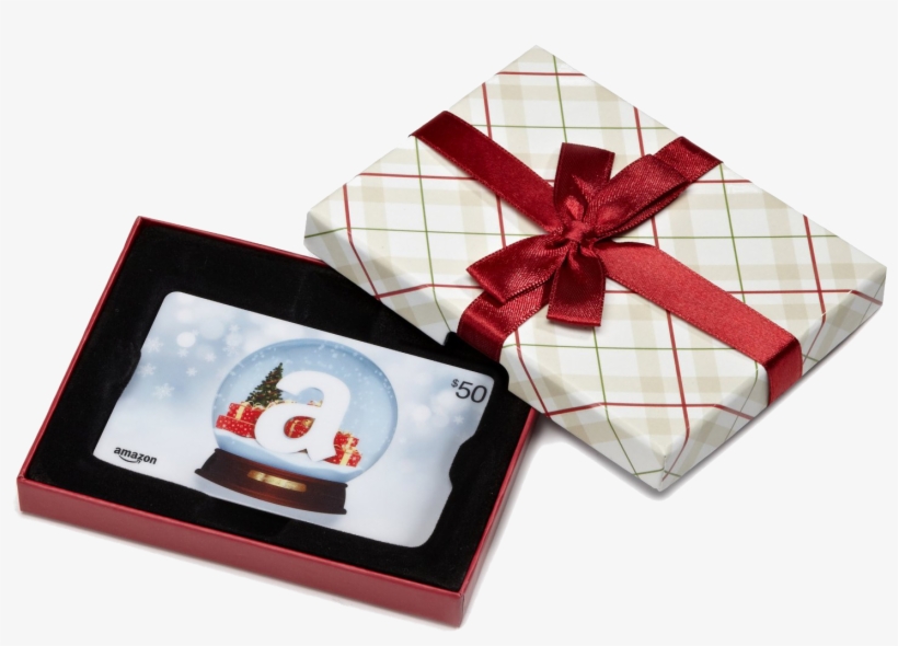 Amazon Gift Card Delivered In Gift Box Amazon Com Gift Card In A Plaid Gift Box Christmas Png Image Transparent Png Free Download On Seekpng