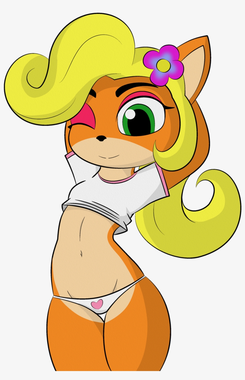 Coco Bandicoot - Crash Bandicoot Coco Kiss, transparent png download