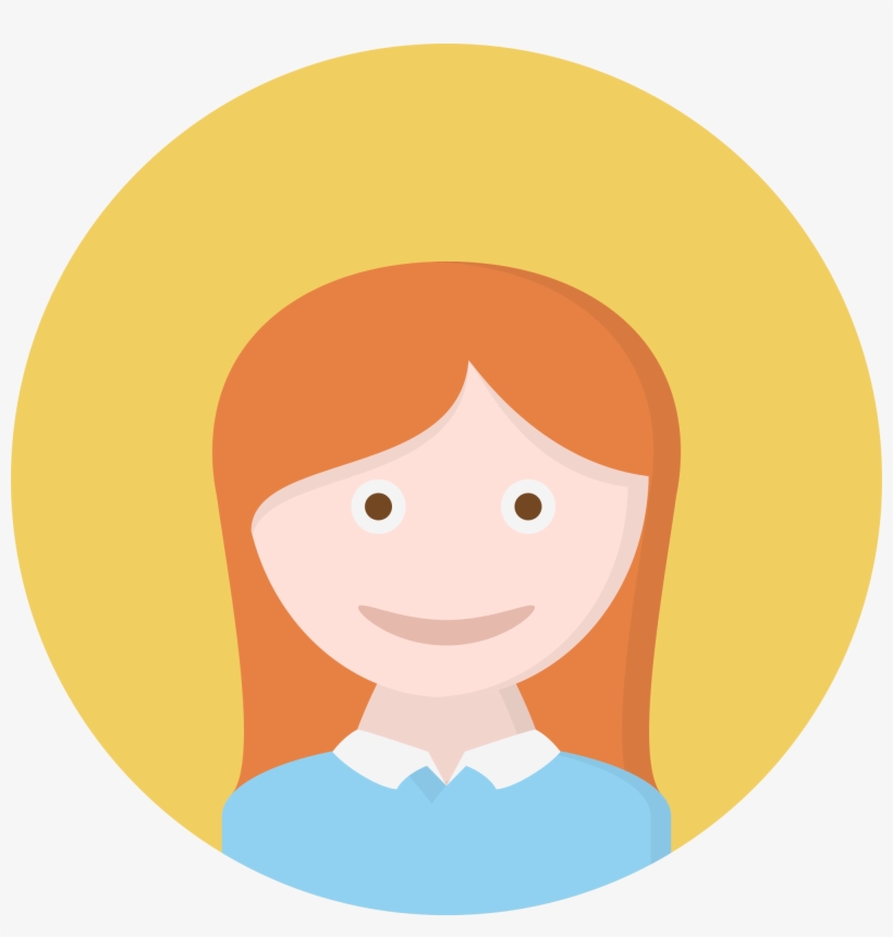 Png Transparent Library File Creative Tail People Wikimedia - Person Icon Girl, transparent png download