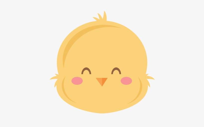 Chick Face Basket Svg Scrapbook Cut File Cute Clipart - Chick Face, transparent png download