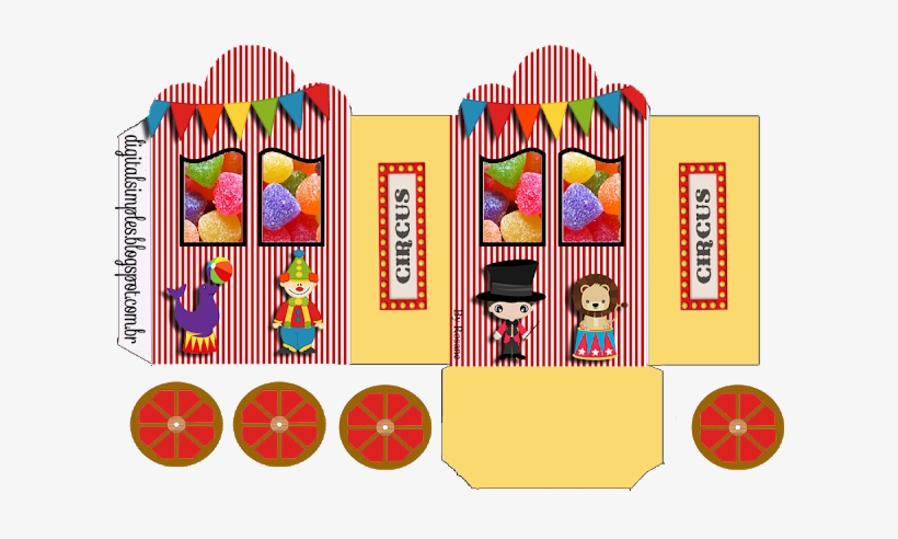 Princess Carriage Shaped Free Printable Boxes - Cajas De Circo Para Imprimir, transparent png download