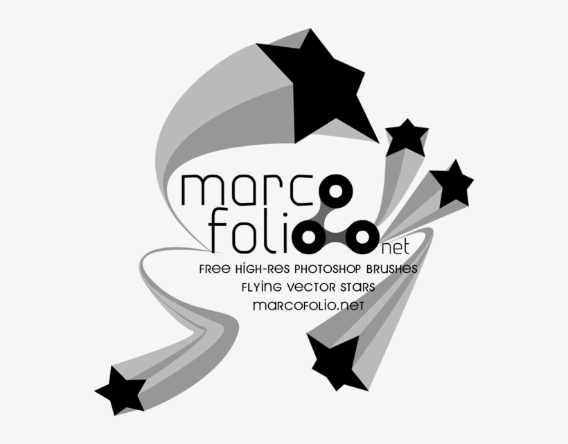 Flying Vector Stars Example - Free Vector Stars, transparent png download