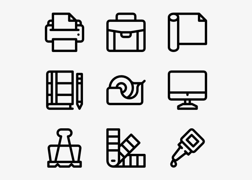Stationery - Museum Icons, transparent png download