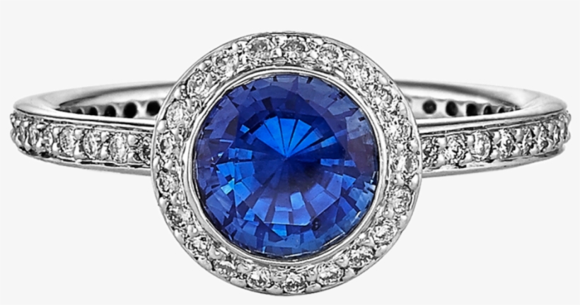 Blue Sapphire Gemstone For Foreign Travel - Blue Sapphire Ring Png, transparent png download