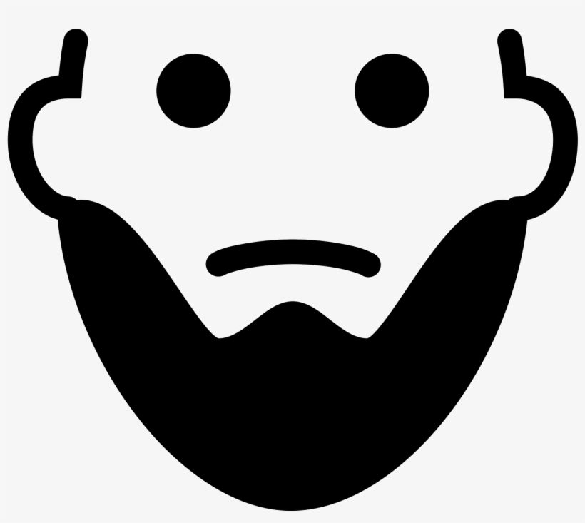 Barba Corta Icon - Beard, transparent png download