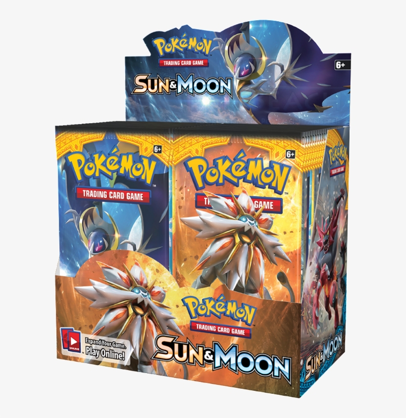 Pokemon Sun & Moon Base Set Sm1 Booster Box - Sun Moon Booster Box, transparent png download