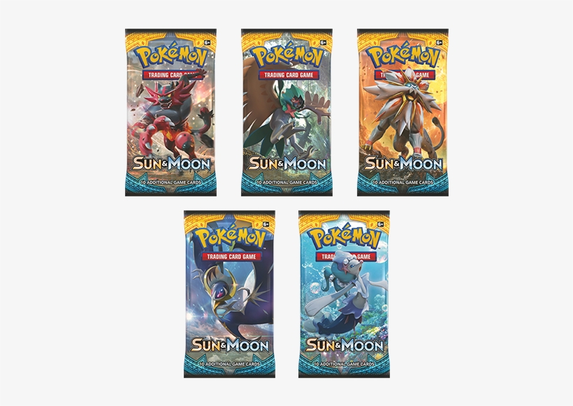 Download Pokemon Tcg Sun & Moon English Booster Pack 1 Random - Sun And ...