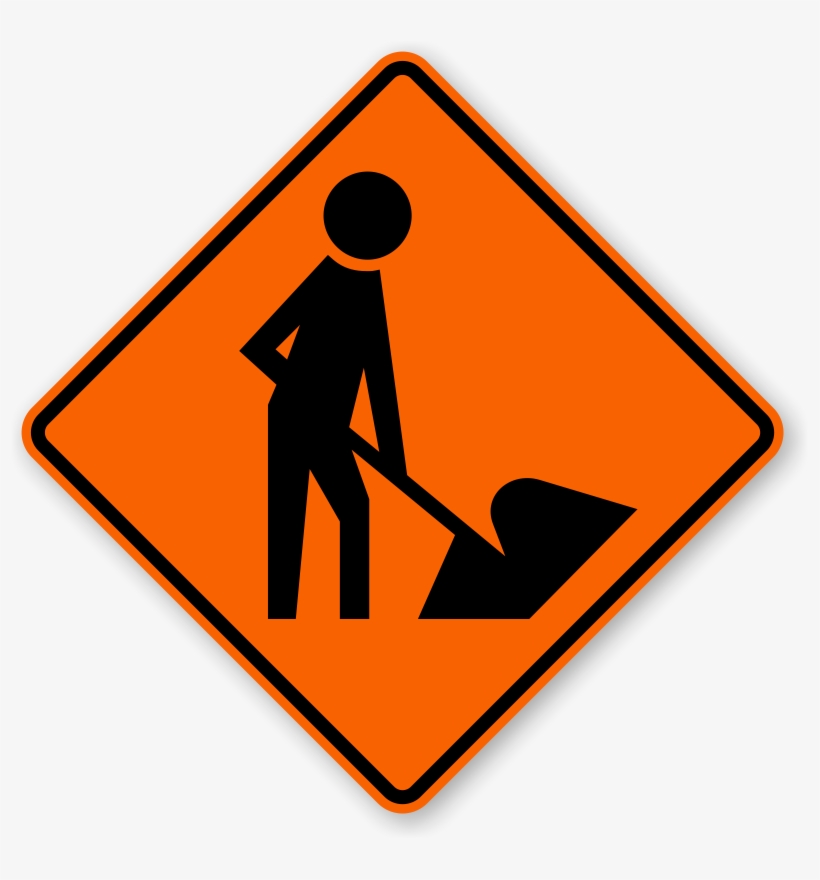 8th & Main Stop Light Expected To Be Functional Today - Road Construction Sign, transparent png download
