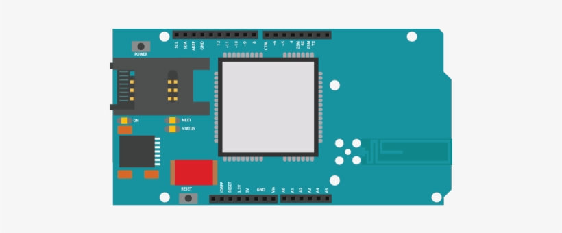 Arduino Gsm Shield Vector - Arduino Gsm Shield Fritzing PNG Image ...