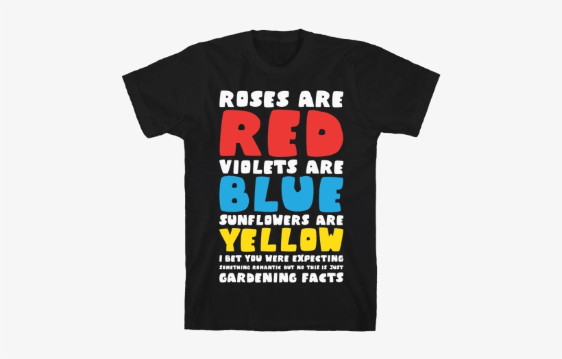 Gardening Facts Mens T-shirt - Funny Flower T Shirt, transparent png download
