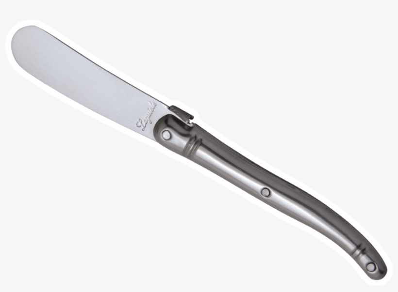 Laguiole Spreader Knife, Stainless Steel - Steel Handle Chef Knife, transparent png download