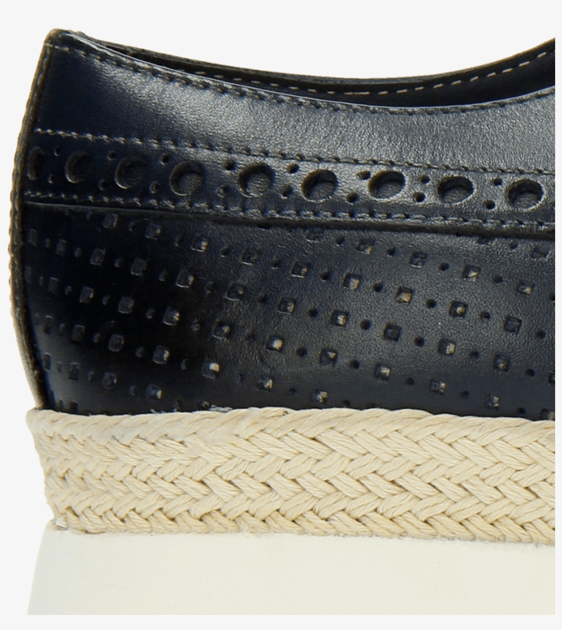 Derby Shoes Elia 4 Perfo Square Moroccan Blue - Leather, transparent png download