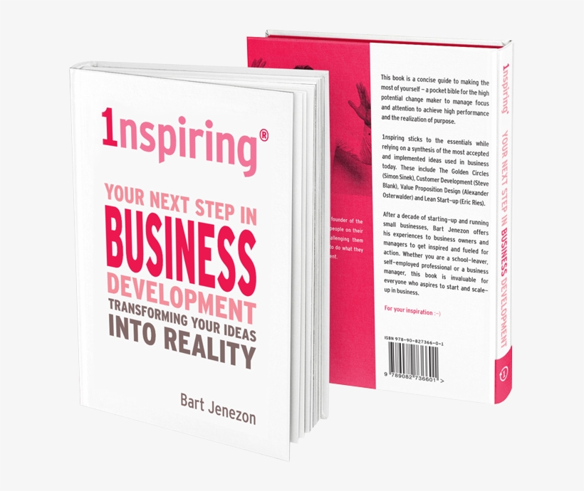 1nspiring Book Front Back 800px - Book, transparent png download