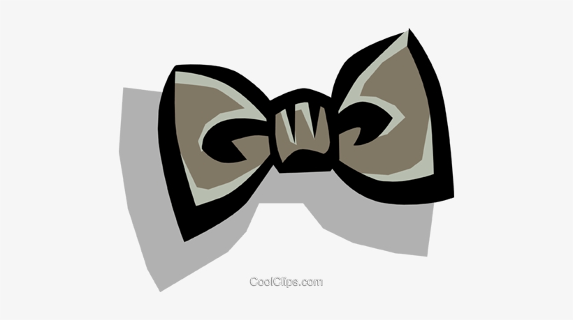Bow Tie Royalty Free Vector Clip Art Illustration - Bow Tie Clip Art, transparent png download