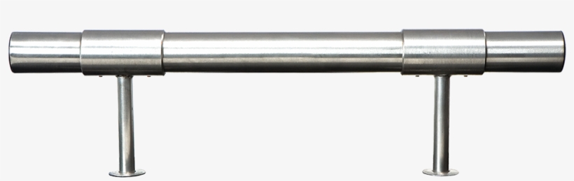 Cartstop Stainless Steel Rail - Stainless Steel Rail, transparent png download