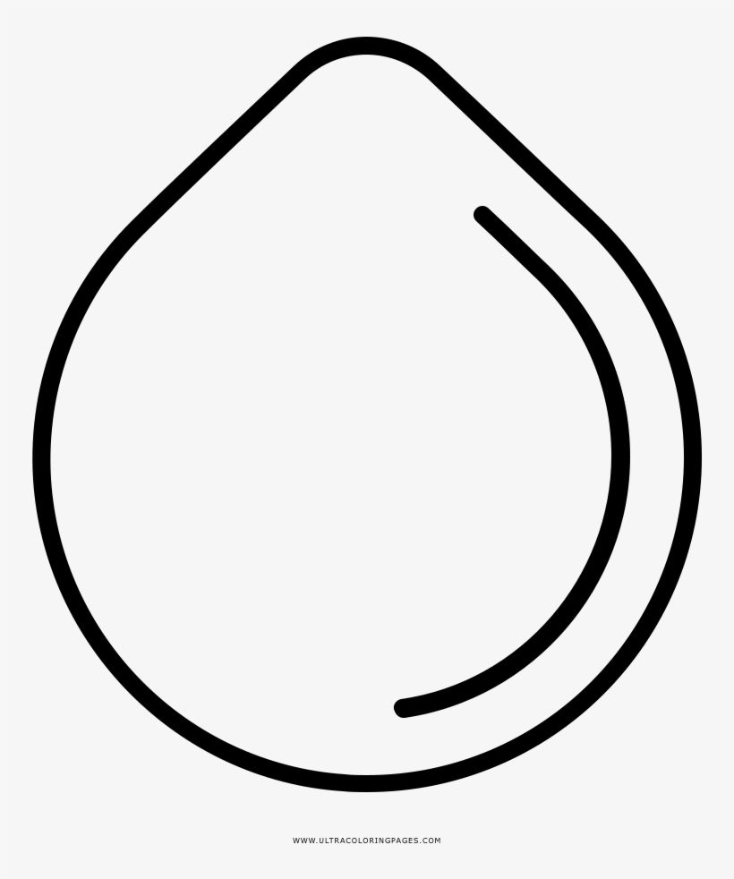 World Water Day 22 March Coloring Page Water Drop - Imagenes De Gotas De Agua Para Colorear, transparent png download