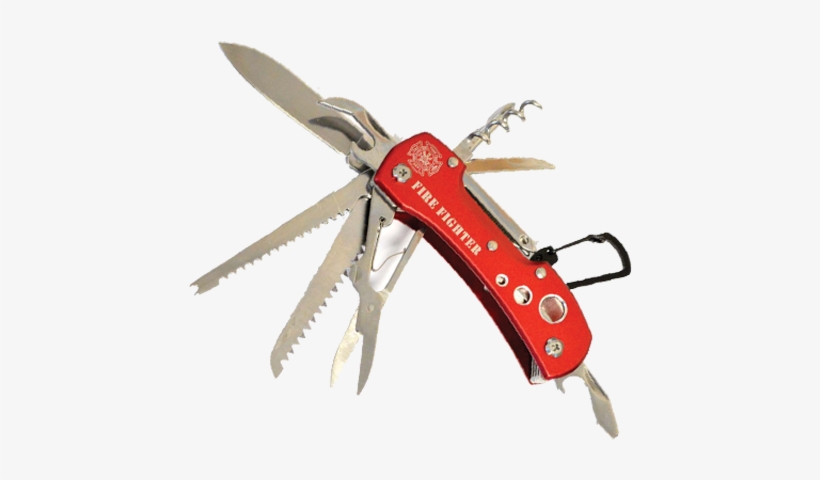 Multi Purpose Firefighter Maltese Cross Knife Derks - Multi-tool, transparent png download