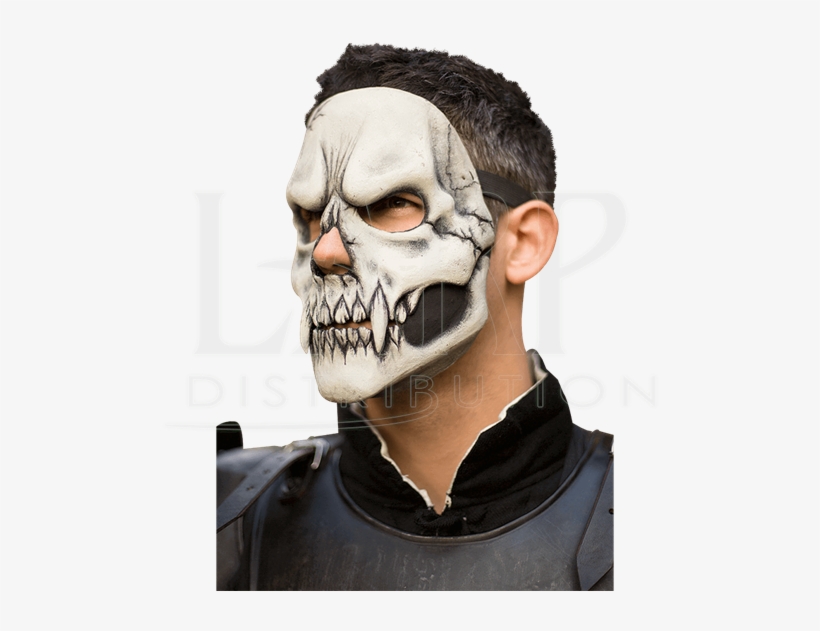 White Skull Trophy Mask - Mask, transparent png download