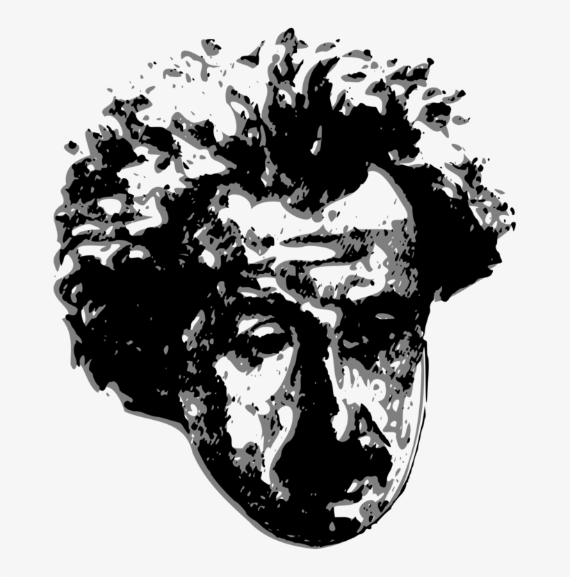 Black And White Skull Visual Arts Face - Visual Arts, transparent png download