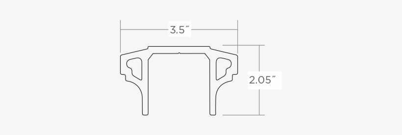 Reserve Bottom Rail - Deck Railing, transparent png download