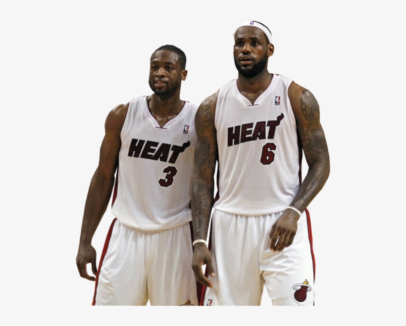 Lebron James Dwyane Wade - Lebron James And Dwyane Wade Png, transparent png download